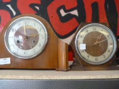 Two Vintage Mantel Clocks