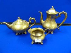 Brass Tea Set