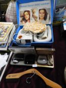 Collection of Vintage Items; Hairdryer, Razors, an