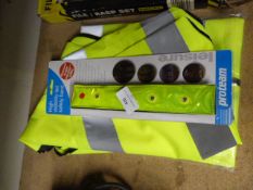 Hi-Vis LED Safety Band an Two Hi-Vis Vests