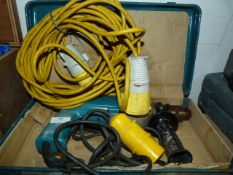 Makita 110v Drill with Extension Cable