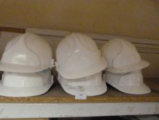 6 White Hardhats