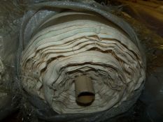 63m of White Bedford Cord Material