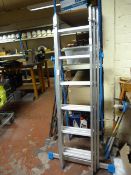 MacAllister EN131 Three Section Combination Ladder