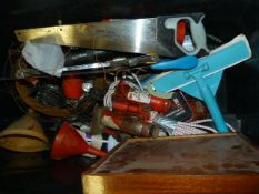 Large Storage Box Containing Assorted Building Too