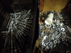 *Two Boxes of Large Nuts, Bolts and Washers