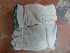 10 Pairs of Chrome Leather Gloves with 2