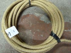 12m Length of Wire Covered with Rope
