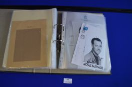 Album Containing Autographed Letter and Photographs etc.