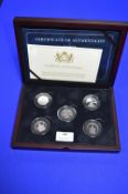 65th Coronational Anniversary Silver Proof 50p Coin Set