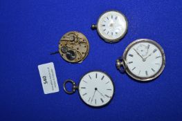 Pocket Watches for Spares and Repairs