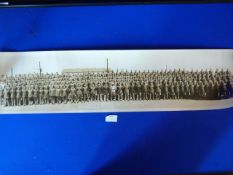 1944 Unit Photo at Fort Bragg 86x20.5cm