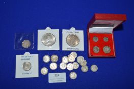 UK Coinage; Half Crowns, Sixpences, etc.