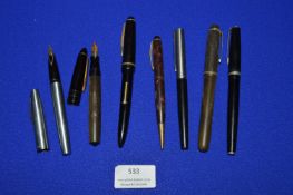 Collection of Fountain and Other Pens