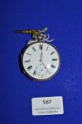 Silver Cased Pocket Watch by Benson of London with Fusee Movement