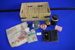 Collectibles Including Paperweights, Telescope Lens, Notebooks, etc.