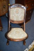 Victorian Folding Rocking Chair