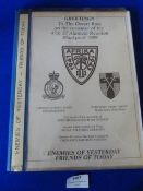 El Alamein 47th Reunion Folder in English and German
