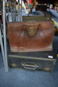 Two Leather Briefcases
