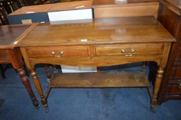 Edwardian Oak Desk