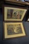 Pair of Framed Victorian Prints 
