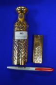 Guerlain Shalimar 1982 Perfume Bottle and Matching Handbag