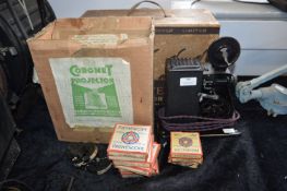 Coronet Projector plus Pathescope 9.5mm Films