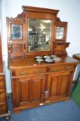 Victorian Mahogany Mirror Back Sideboard