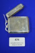 Hallmarked Sterling Silver Vesta Case