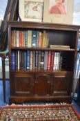Edwardian Carved Oak Bookcase