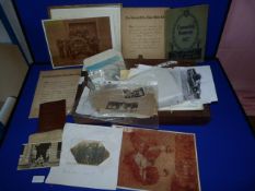 Job Lot of Ephemera Including Phots, Pay Book, etc.