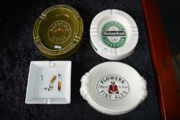 Four Pub Ashtrays