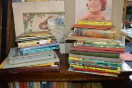 Older Books Including 1862 Punch, Boat Designing, and Children's Annuals, etc.