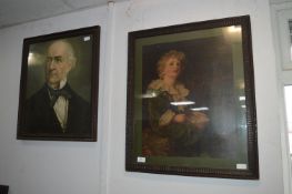 Framed Pear's Prints - Bubbles and Gladstone