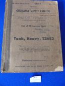 Supply Manual T26E3 Heavy Tank 1945