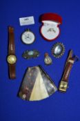 Wristwatches, Brooches, Jewellery, etc.