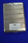 Hallmarked Sterling Silver Cigarette Case