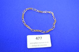 9k Gold Chain Bracelet ~4.5g