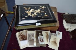 Lacquered Photograph Album Containing Period Photographs