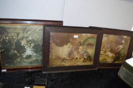 Three Framed Victorian Prints