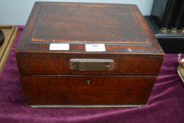 Mahogany Writing Box