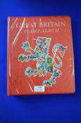 Great Britain Stamp Album and Contents