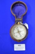 Marine Pocket Compass and Barometer with Leather Case by Ben Franks Optician Hull