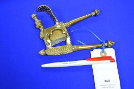 Victorian Indian Brass Areca Nut Cutter