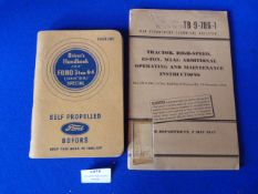 40mm Bofors Manual 1944, and Tractor Manual 1945