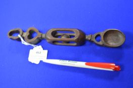 Carved Wooden Love Spoon