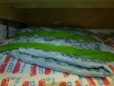 *~100 Blue Brocade Chair Covers