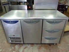 *Williams Single Door Chiller Unit with Three Draw