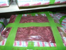 *~100 Burgundy Brocade Chair Covers