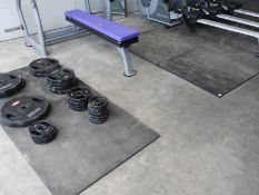 *Four Sets of Rubber Gym Mats